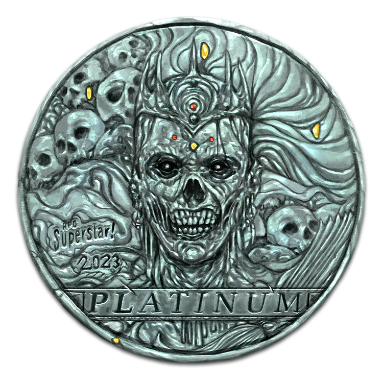 Platinum Prize medal